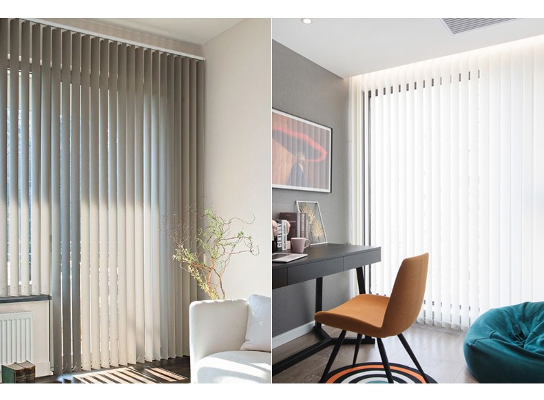 แผ่นมู่ลี่แนวตั้งทึบแสง - รักษาพื้นที่ของคุณให้อบอุ่นและสบาย