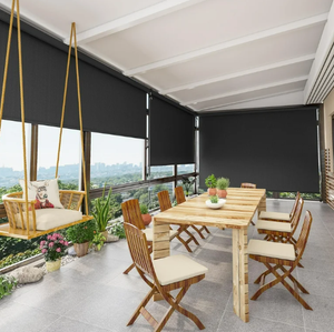 10 'x 8' Crank Outdoor Crank Roller Shade