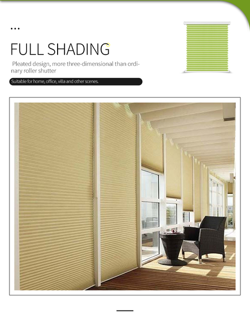 Cellular Shades มู่ลี่รังผึ้งแบบเต็มตัว