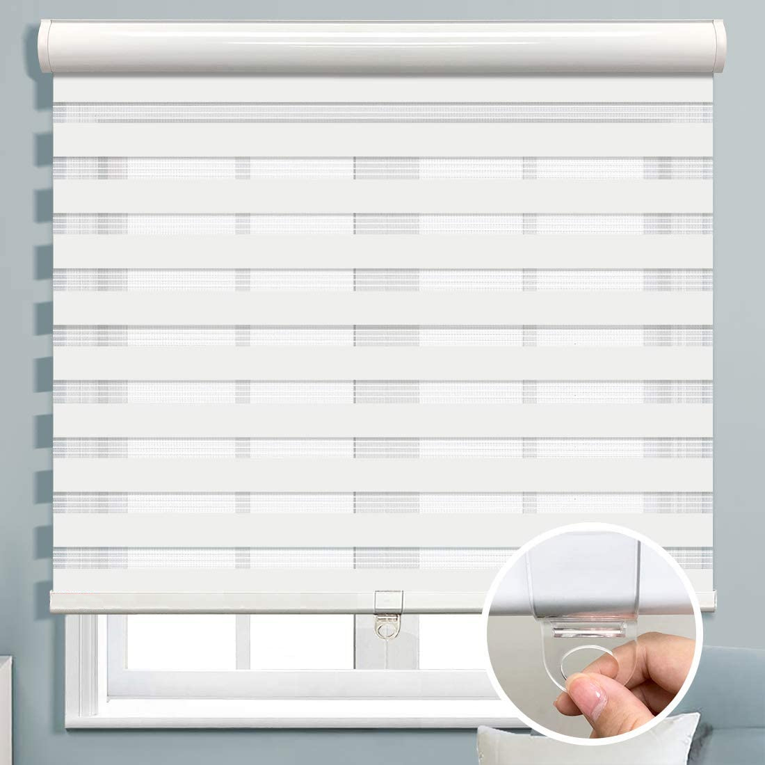 มู่ลี่ม้าลายไร้สาย – ควบคุมแสงและความเป็นส่วนตัวได้ง่าย