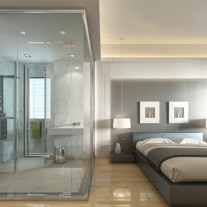 กระจกสลับได้ Park Square Apartments