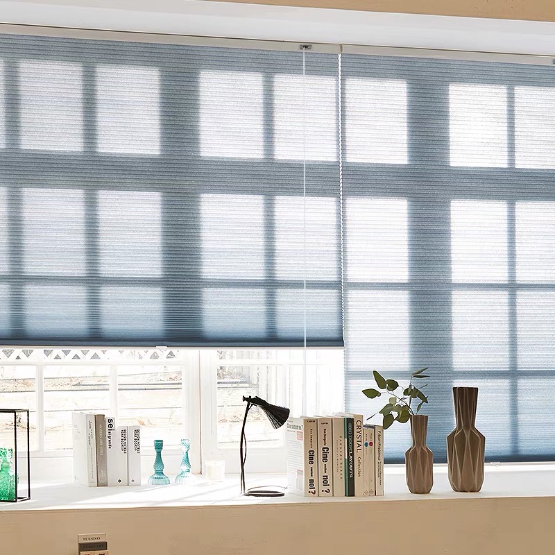 Cellular Shades พร้อมที่ปิดหน้าต่าง Pull Cord