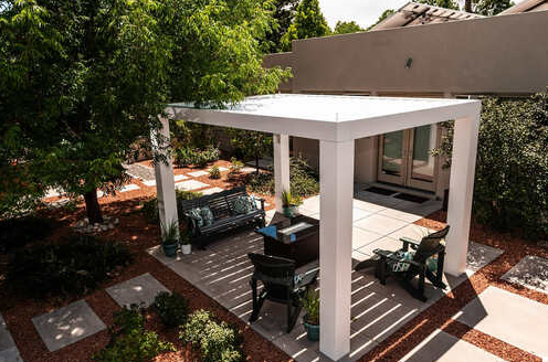 Outdoor Waterproof Pergola Motorized Aluminium Patio Pavilion Gazebo