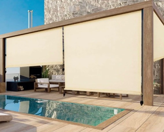 ม่านม้วนกลางแจ้ง